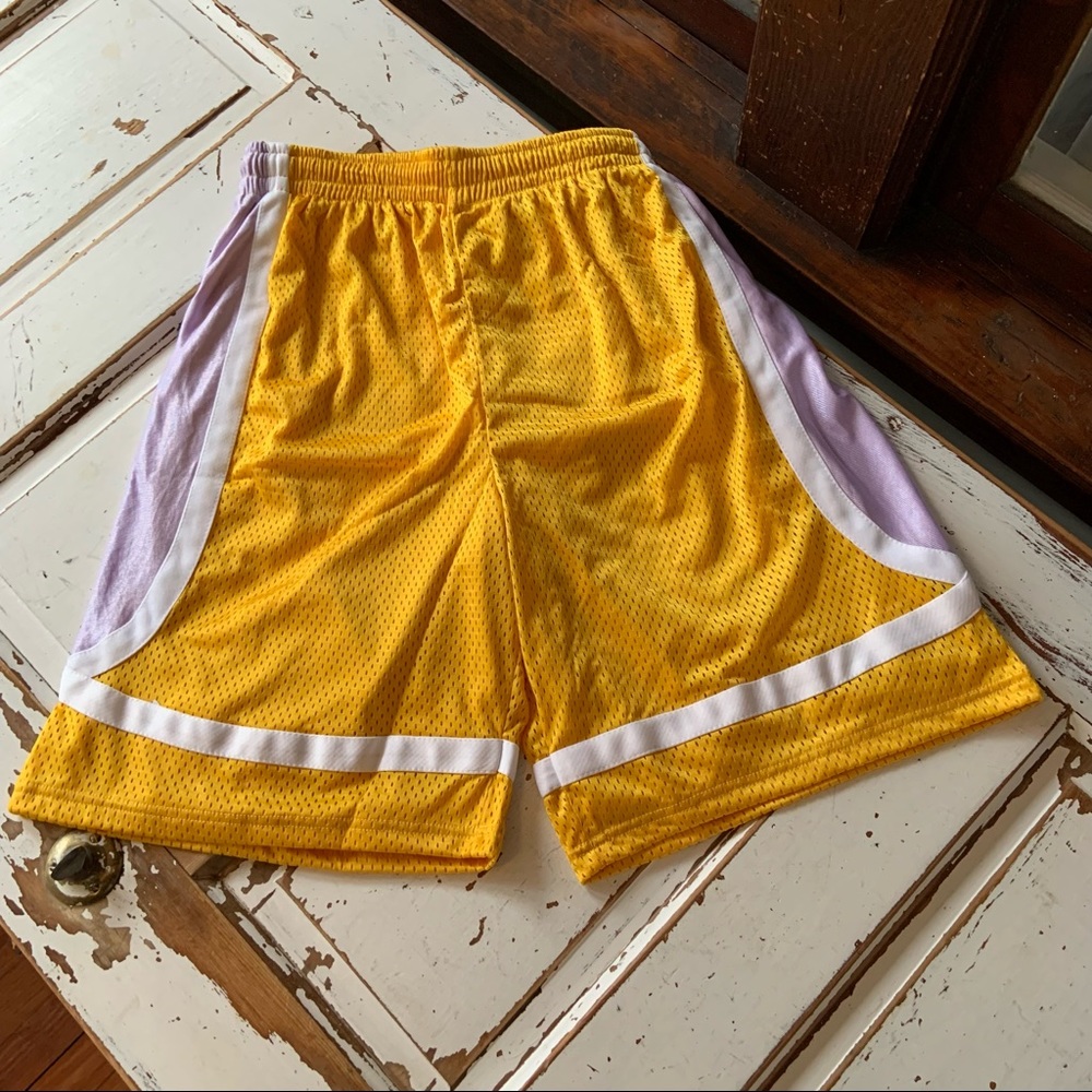 Purple and Gold Just Play Basketball Shorts